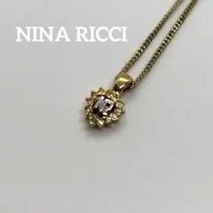 極美品 NINA RICCI ヴィンテージ ストーンネックレス ニナリッチ 79 