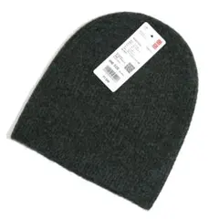 【タグ付き未着用新品】ユニクロ スフレヤーンニットビーニー ダークグレー