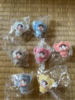 CRY BABY　クライベイビー　ミニフィギュア？DIY？7個セット　ぞうさん