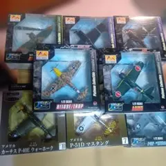 1/72塗装済完成品　8機（8種）セット イージーモデル6機、童友社2機のサムネイル