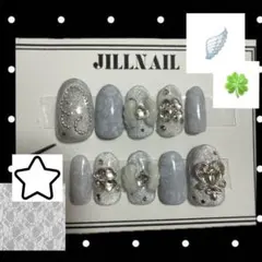 ネイルチップ　ウィッシュコア マグネット　羽 レース 子供用 小さめ 平成女児