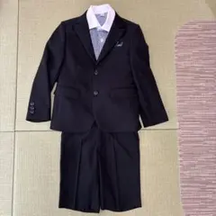 ELLE en noir セレモニースーツ　120 男の子　入学式　黒