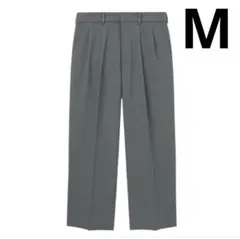 GU ジーユー(M)ツータックバギースラックス/ユニセックス/男女兼用