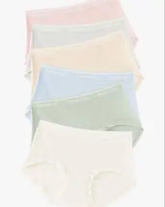 ショーツ レディース 6枚セット綿100抗菌防臭 食い込まない·ひびかない XL