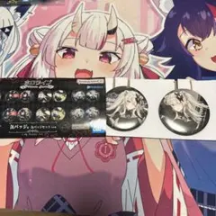 一番くじ ホロライブ ～Villain Style～ 缶バッジ 獅白ぼたん