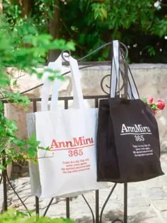 annmiru ミルと365日 トートバッグ ホワイトのサムネイル