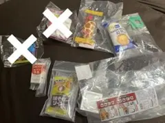 カプセルトイ　ミニチュア食品5点セット