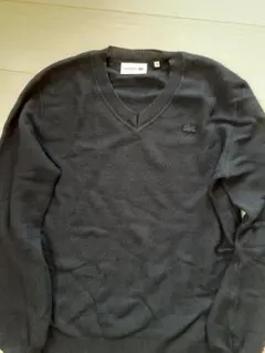 ネイビー　ラコステ　ニットセーター
