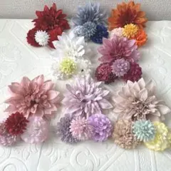 NO2604-38 造花 花材 花パーツ パーツ　髪飾り ハンドメイド　成人式
