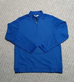 adidas ハーフジップ トレーナー Ｌ〜LL相当 青