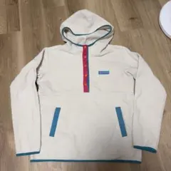 Columbia フリース プルオーバー パーカー アイボリー L パタゴニア