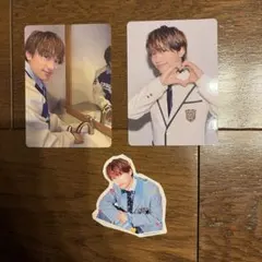 藤原丈一郎 HARD WORK トレカ ステッカー なにわ男子