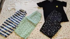 ユニクロ 無印良品 130 Tシャツ パンツ