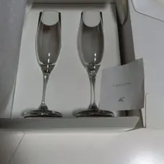 4℃ シャンパングラス 2個セット