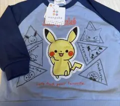 【新品】monpoke モンポケ　ポケモン　ピカチュウ　長袖　トレーナー　100
