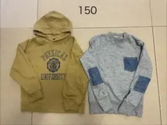 マーキーズ フード付きカーキトレーナーとグレートレーナーセット 150