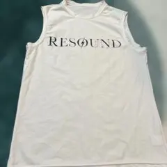 RESOUND CLOTHINGリサウンドクロージング　ホワイト タンクトップ