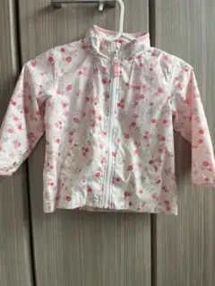 ホットビスケッツ 花柄キッズジャケット（ピンク）　100㎝