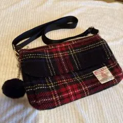 Harris Tweed ショルダーバッグ チェック柄
