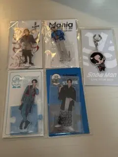 Snow Man すのチル目黒蓮アクリルスタンド＆キーホルダーセット