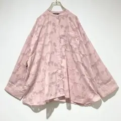 kastane カスタネ レースブラウス オーバーシルエット 春 ピンク F