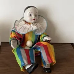 道化師人形 陶器製 約30cm - メルカリ