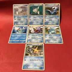 5月13日カード祭り　カメール　ウパー　ヒトデマン7枚セット