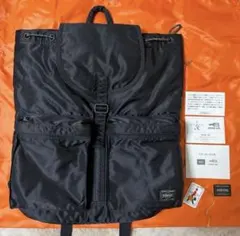 【未使用級】PORTER ポーター タンカー バックパック A4 ブラックのサムネイル