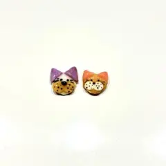 3Dネイルパーツ 3Dパーツ ネイルパーツ 動物 アニマル 猫 2個セット