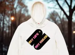 ❤️新品❤️スウェット プルオーバー パーカ（裏パイル）XL オフホワイト兼用　ペア