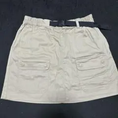 Dickies ベージュ ポケット付き ミニスカート　ブラウン　春夏秋冬　人気