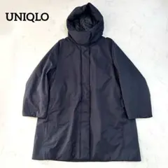 極美品/3XL ✨ユニクロ ハイブリッドダウンコート ネイビー 22AW