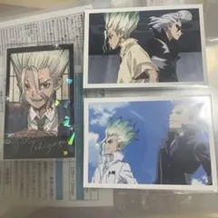 Dr.STONE AMOCAFE ビジュアルカード レア　千空 ゼノ　特典