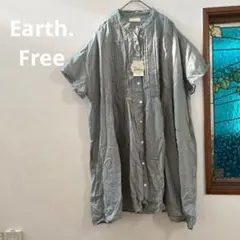 Earth music&ecology ピンタックレースチュニック　フリーのサムネイル