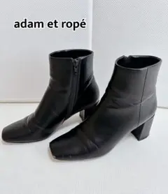 アダムエロペ ショートブーツ ブラック 39