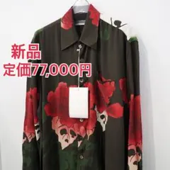 新品 定価77000円 アワーレガシー 25FALL フラワー プリント シャツ