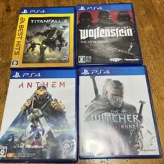 ウィッチャー3 ワイルドハント他PS4ソフト四本