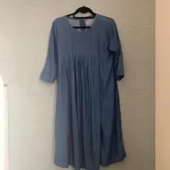 期間限定お値下げ！無印良品　マタニティワンピース　ジーンズ生地　M〜L