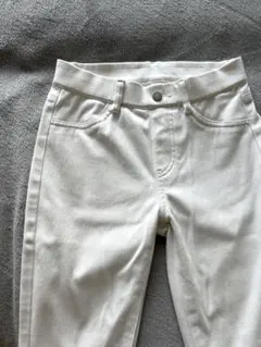 【美品】XS ユニクロ　ウルトラストレッチクロップドデニムレギンスパンツ