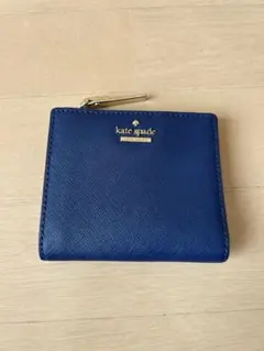 ケイトスペード 財布　二つ折り　ブルー