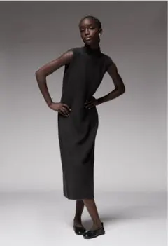 ZARA ノースリーブニットワンピース