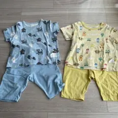ユニクロ　パジャマ　半袖　90