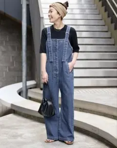 yuw マルチウェイデニムパンツ サロペット オーバーオール Lサイズ yuw マルチウェイデニムパンツ サロペット オーバーオール Lサイズ