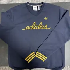 ゆ様専用！！！現地韓国で購入！adidas ネイビー Vネック トレーナー M
