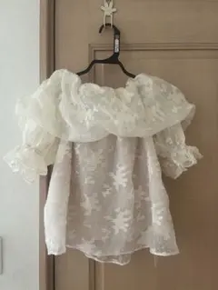 NICE CLAUP オフショルトップス　Fサイズ