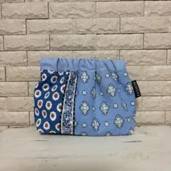 バネ口ポーチ　ハンドメイド　ソレイアード