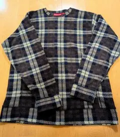 old Supreme チェック柄フリースプルオーバー Mのサムネイル