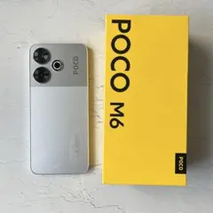POCO M6 6GB+128GB 本体　シルバー SIMフリー