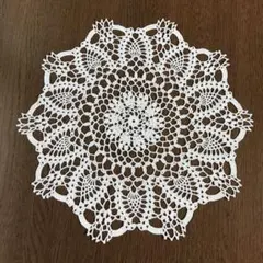 ハンドメイド レース編み ドイリー - メルカリ