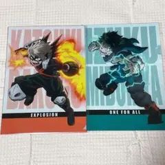 ヒロアカ クリアファイルセット 屈強ヒーロー 緑谷 爆豪